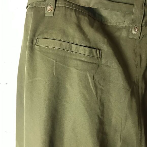 M.S.S.P. Belted khaki green Pants 14 - Picture 7 of 9